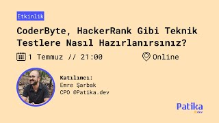 CoderByte HackerRank Gibi Teknik Testlere Nasıl Hazırlanırsınız [upl. by Aisylla]