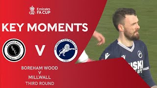 Boreham Wood v Millwall  Key Moments  Third Round  Emirates FA Cup 202021 [upl. by Tisman]