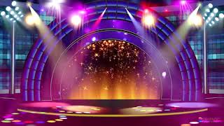 STAGE BACKGROUND6 WITH LIGHTS [upl. by Sonitnatsnoc414]