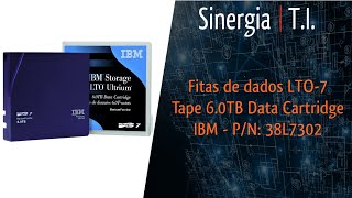 Fitas de dados LTO7 Tape 60TB Data Cartridge marca IBM  PN 38L7302 17R7149 00WF771 para Backup [upl. by Yknarf]