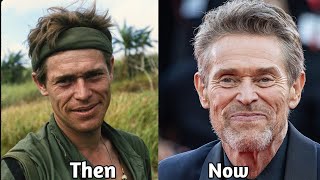 Platoon 1986 Cast  Then and Now 2024  Willem Dafoe [upl. by Aener721]