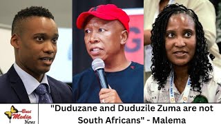 quotDuduzane and Duduzile Zuma are Mozambicanquot  Malema [upl. by Acired271]