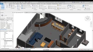 Dessin de Bâtiment avec Revit 20 Création des composants in situ Coin Bar [upl. by Enrev]