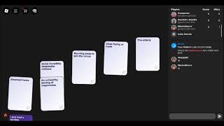 Crazy cards FREAKY ROBLOX GAME [upl. by Harlen]