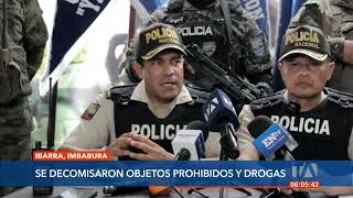 500 uniformados realizaron un operativo en la cárcel de Ibarra [upl. by Fanning]