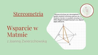 Zadanie z ostrosłupem [upl. by Corette61]