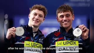 Olympics 2024 Tom Daley and Noah Williams Win Silver in 10m Synchro Diving Final in Paris [upl. by Peterman287]