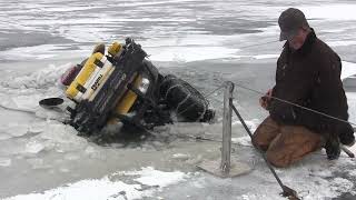 Four Wheeler Went Through The Ice [upl. by Luby]