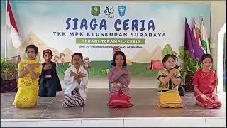 Giat Gelar Budaya  Siaga Ceria TKKMPK Keuskupan Surabaya [upl. by Isnyl]