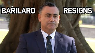 John Barilaro Resigns [upl. by Edy607]