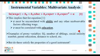 OLS MultivariateIV Estimations on Bivariate Models [upl. by Gomar]