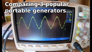 Portable Generator Waveform Comparison [upl. by Merrick]