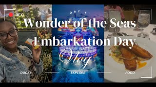 Royal Caribbean Wonder of The Seas  Cruise Embarkation Day  Cruise Vlog Day 1 [upl. by Occir]