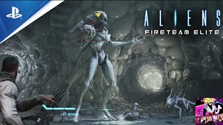 Aliens Fireteam Elite  Pathogen Queen DLC Lets Kill The Queen PS5 [upl. by Lacym]