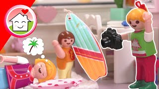 Playmobil Familie Hauser  Sommerferien  Anna und Lena drehen ein Video [upl. by Hyman478]