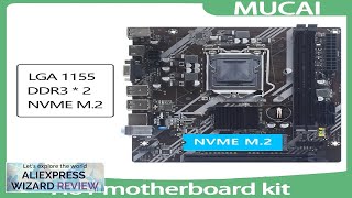 MUCAI H61 Motherboard LGA 1155 Kit Compatible With Intel Core CPUs 2nd Review [upl. by Idnal]