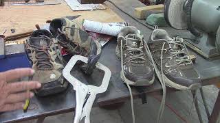 Repairing Athletic Shoes with Glue Bonded Soles [upl. by Ivek]