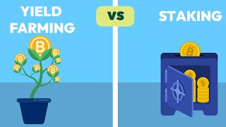 Yield Farming vs Staking Decentralized Passive Income Explained [upl. by Paten]