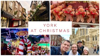 YORK TRAVEL VLOG  CHRISTMAS IN YORK  THE SHAMBLES BETTYS TEA ROOMS CHRISTMAS MARKET [upl. by Assennev798]