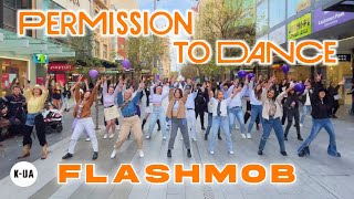 KPOP IN PUBLIC AUSTRALIA BTS방탄소년단  PERMISSION TO DANCE 1TAKE FLASHMOB DANCE COVER [upl. by Nyloc526]