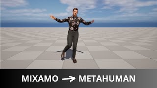 Mixamo to Metahuman Made EASY with Unreal Engine 54 [upl. by Adine]