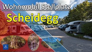 Wohnmobil Stellplatz Scheidegg im Allgäu zwischen Bodensee und Füssen an der deutschen Alpenstraße [upl. by Notnelc366]