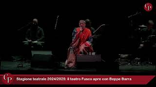 Stagione teatrale 20242025 il teatro Fusco apre con Beppe Barra [upl. by Euqinemod277]