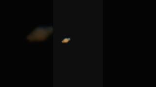 Saturn through telescope National Geographic 76700 [upl. by Megdal]