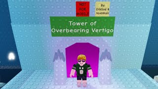 Beating All Remorseless in JToH  Part 20  Tower of Overbearing Vertigo [upl. by Ecnedac890]