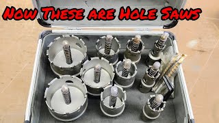 Using the Right Hole Saw Review of Asnomy 12pcs Hole Saw kit [upl. by Yak]