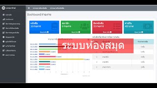 ระบบห้องสมุด ยืมคืนหนังสือ คิดค่าปรับ บาร์โค้ด Barcode PHP PDO MySQL v10  2023 [upl. by Nnyltiak705]