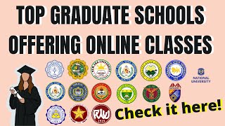 TOP GRADUATE SCHOOLS OFFERING ONLINE CLASSES [upl. by Rosenzweig]