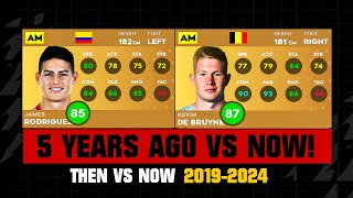 PLAYERS 5 YEARS AGO VS NOW 😱🔥DLS 19  24 [upl. by Adnaluy]