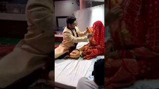 Gurnam bhullar Suhag Rat 🥰😚 punjabishoot wedding funny love song gurnambhullar [upl. by Dustie372]