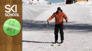 Beginner Ski Lesson 12  Sliding on Snow [upl. by Balcke]