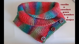 Cuello a crochet  paso a paso  tutorial a ganchillo [upl. by Irual434]