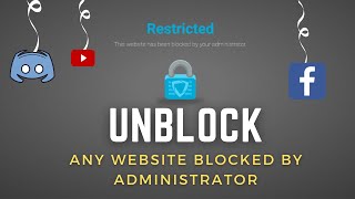 How To Unblock A Website Blocked by Administrator in 2024  2 Methods [upl. by Amadeo255]