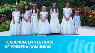 Tendencia en vestidos de primera comunión [upl. by Ahsikcin218]