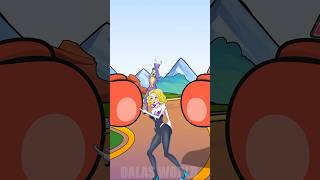 Game Get past two giant hands in the barrier with superheroes animation shorts [upl. by Barthold119]