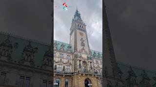 Hamburg Rathaus mermaidzonehamburg town hall germanyshortstrending [upl. by Sirap912]