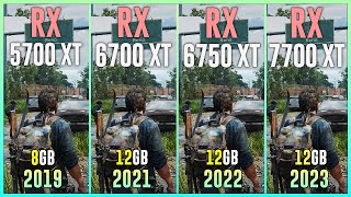 RX 5700 XT vs RX 6700 XT vs RX 6750 XT vs RX 7700 XT  Test in 12 Games [upl. by Kanal]