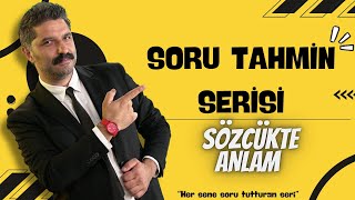 Sözcükte Anlam  SORU TAHMİN SERİSİ  RÜŞTÜ HOCA [upl. by Rehm]