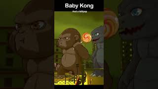 Baby Kong amp Mini Kong with Their lollipops kongzilla godzillavskong animation kong godzilla [upl. by Eulalie333]