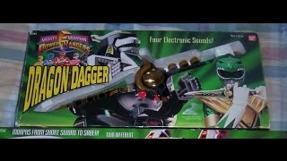 Review Mighty Morphin Power Rangers 1993 Dragon Dagger [upl. by Elliot]