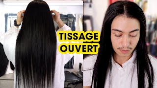 Tissage ouvert 2021  Extension cheveux 30 pouces Remy Hair [upl. by Gnohp]