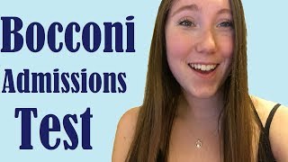 Bocconi Test TIPS amp My SAT Score  miLAno [upl. by Rocray489]