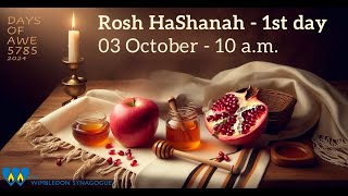 Rosh Hashanah Morning service  1st day  03102024  High Holy Days 2024  Yamim Noraim 5785 [upl. by Zina]