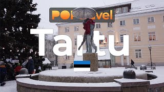 TARTU Estonia 🇪🇪  City Center on a Winter Day  4K 60fps [upl. by Aehsan]