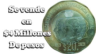 Se Vende en 4 Millones de PesosMonedas de MèxicoMonedas MexicanasNumismatica [upl. by Elag58]