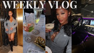 WEEKLY VLOG  shopping college homecoming dinner  more [upl. by Kerri]